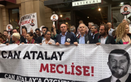 İstanbul’da hukukçulardan ‘Can Atalay’ eylemi